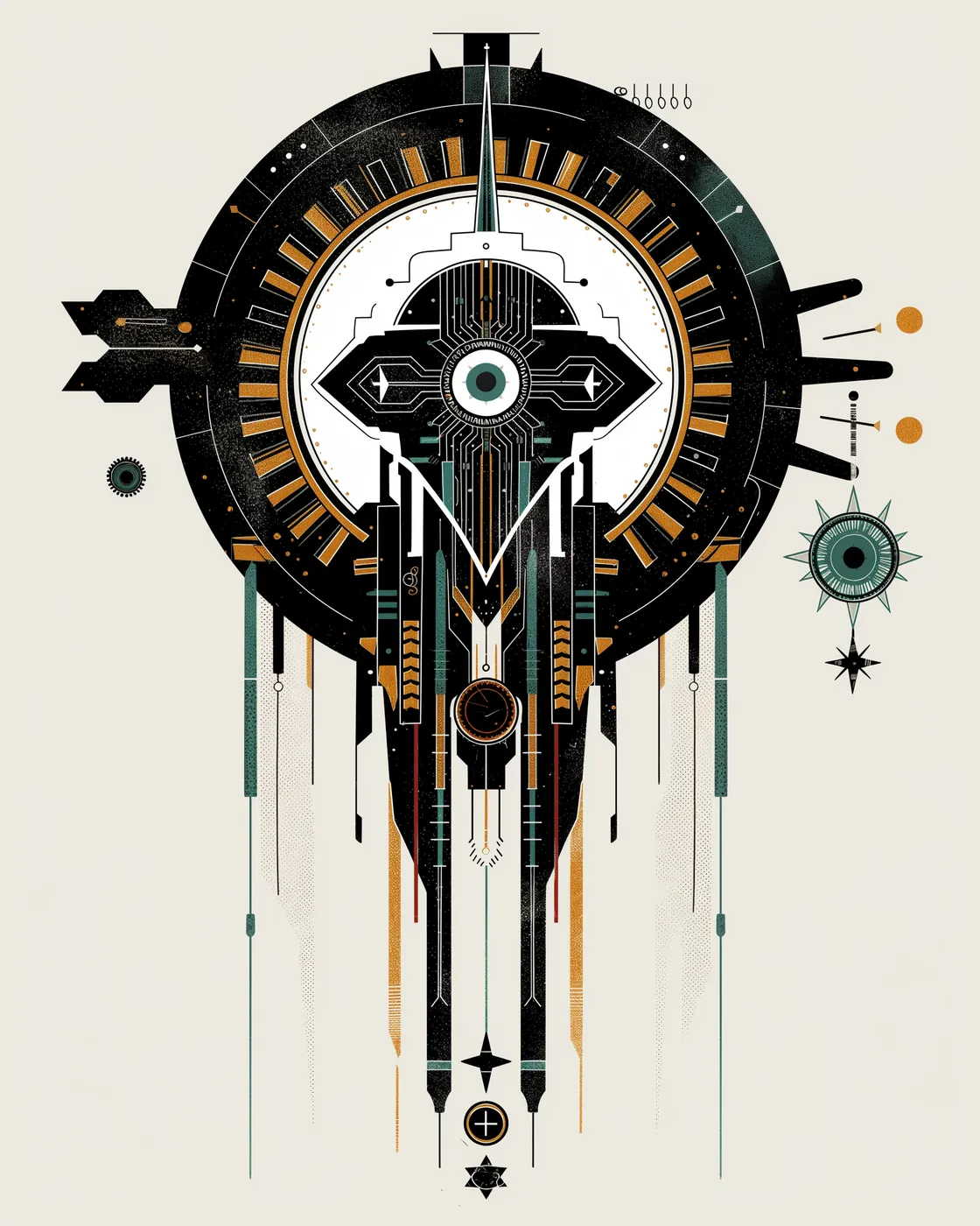 Supreme sigil of the Sky Khan Ascendants — a radiant seal of the ascendant divine order